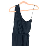 Ramy Brook Black Linley One Shoulder/Side Cutout/Front Twist and Slit Maxi Dress NWT- Size 6 (sold out online)