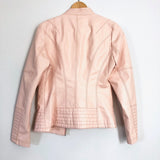 Lulus LA Coalition Pink Vegan Leather Moro Jacket- Size XS