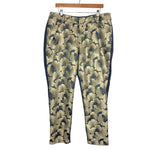 Eloquii Blue/Gold Floral Print Pants NWT- Size 14 (we have matching blazer)