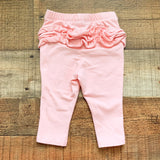 Old Navy Pink Ruffle Bottom Leggings- Size 0-3M