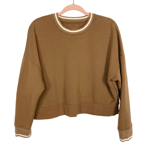 Madewell MWL Camel Sweatshirt- Size M