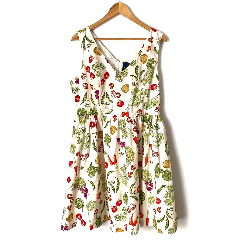 ModCloth Vegetable Print A-Line Dress- Size XL – The Saved Collection