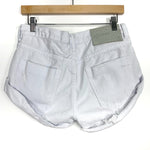 One Teaspoon White Denim Cuffed Shorts- Size 26