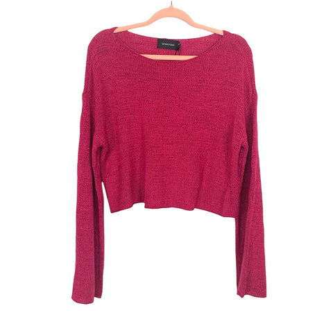 Mink Pink Berry New City Knit Sweater NWT- Size L
