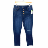 Time and Tru High Rise Button Up Skinny Jeans NWT- Size 12 (Inseam 25”)