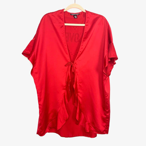 Victoria Secret Red "LOVE" In Heart Robe- One Size