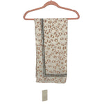 A New Day Cream/Tan/Grey Animal Print Scarf NWT- Size OSFA