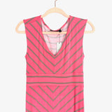 APT. 9 Pink/Tan Miltered Stripe Maxi Dress NWT- Size L