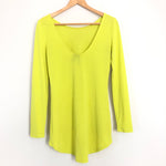 Bisou Bisou Neon Long Sleeve Blouse with Low Back (see notes)- Size XS