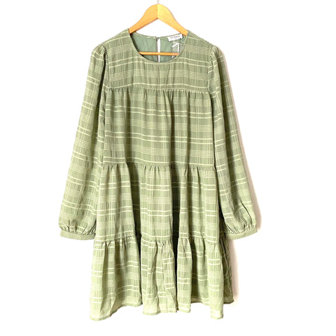 Storia Green Long Sleeve Dress NWT- Size M