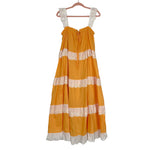 Vici x Destiny Exclusive Orange and White Eyelet Trim Dress NWT- Size S