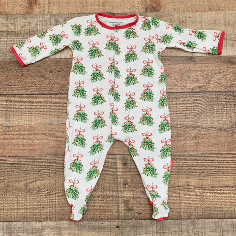 Magnetic Me Christmas Footie Pajamas- Size 3-6M