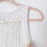 Forever 21 White Open Back Tank- Size S (see notes)