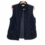 Croft & Barrow Black Quilted Vest- Size M