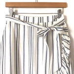 Chicways Striped Two Piece Skirt Set- Size S