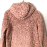 Staccato Pink Sherpa Hooded Pullover- Size S