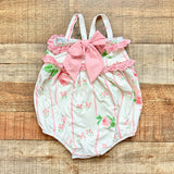 The Beaufort Bonnet Floral Print Bow Back Swimsuit- Size 18-24M