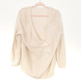 Wishlist Cream Open Knit Open Button Sweater- Size S/M