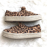Bonnibell Leopard Espadrille Sneakers- Size 6.5