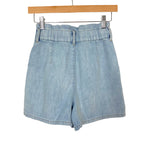 Express Light Denim Super High Rise Shorts- Size XXS