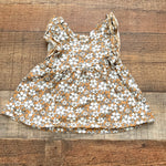 Starting Out Baby Girl Mustard Floral Dress- Size 3M