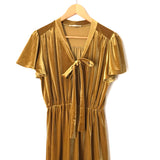 ModCloth Jessy B Velvet Tie Front Dress- Size L