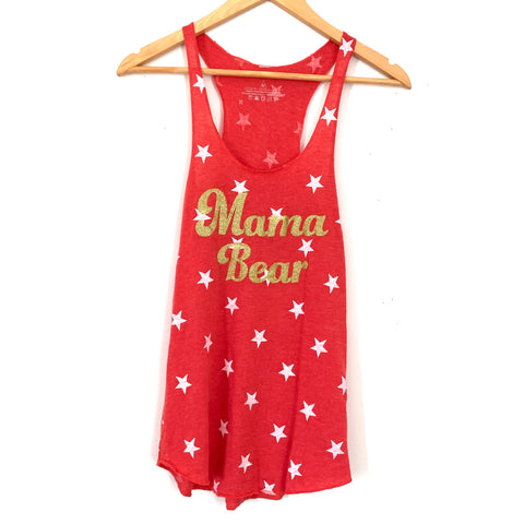 Loved by Hannah and Eli Red Star Mama Bear Tank- Size XS