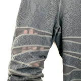 Lululemon Black Snakeskin Pants with Mesh Cutouts- Size ~4 (Inseam 25”)