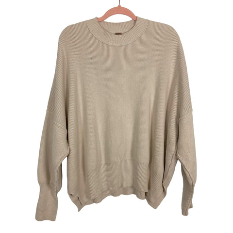 Free People Cream Sweater- Size XS