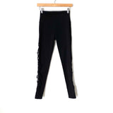 Alo Yoga Black Lace Up Side Leggings- Size ~S (Inseam 26.5”) we have matching top