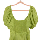 Show Me Your Mumu Green Front Tie Dress- Size XL