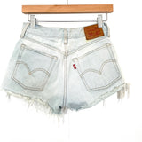 Levi's Light Wash Distressed Jean Shorts- Size 26 (see notes)