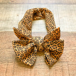 No Brand Baby Animal Print Bow Thick Headband