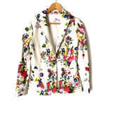 No Brand Floral Button Blazer- Size ~XS