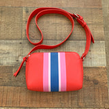 Old Navy Orange Striped Crossbody Bag (LIKE NEW)