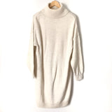 Topshop Cream Turtleneck Sweater Dress- Size 8 (see notes)