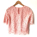 Space46 Pink Lace Blouse- Size S