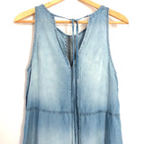 Maurices Embroidered Chambray Shift Dress- Size ~S