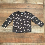 Zara Grey/Pink Flower Top- Size 4-5 Years