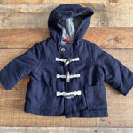 Baby Gap Navy Wool Blend Rope Closure Coat- Size 6-12 M