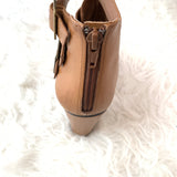 Gianni Bini Peep Toe Booties with Side Buckles- Size 9 (see notes)