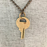 Jennifer Montana Strength Key Pendant Necklace