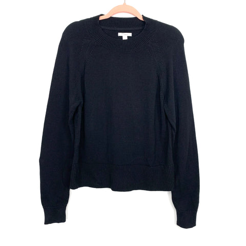 Daily Ritual Black Mock Neck Sweater- Size M