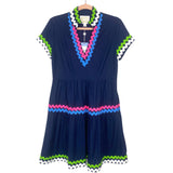 Sail to Sable Navy Rick Rac Dress NWT- Size XS