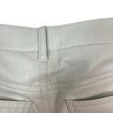 Avec Les Filles Bone Faux Leather Pants NWT- Size XS (see notes, Inseam 28”)