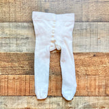 Baby Gap Ivory Ruffle Butt Tights- Size 0-6M