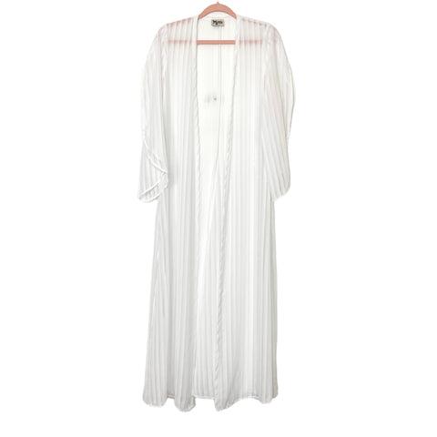 Show Me Your Mumu Sheer Sleeve Slit Kimono/Cover Up- Size XS (sold out online)