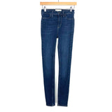 Free People Dark Wash Skinny Jeans- Size 26R (Inseam 28.5”)
