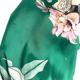ASOS Green Floral Side Cutout Front Slit Maxi Dress- Size 4 (see notes)