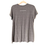 Attitude Is Free Grey Graphic Tee- Size XXL
